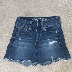 High waisted american eagle denim shorts